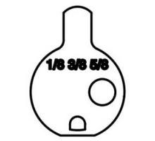 SCHLAGE ALLEGION BRAND  L583-446        Door Lock Cylinder Cam, For 1-1/8