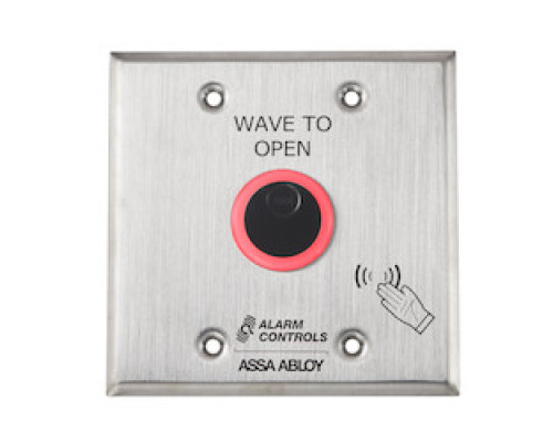ALARM CONTROLS  NTB-2-DURO               The Alarm Controls NTB Series is a battery powered No Touch Request to Exit Station that uses infrared sensors to reliably allow safe egress or to activate a device, with a simple hand presentation.
