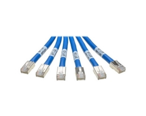 TRIPP LITE N261-015-6MM-BL        Augmented Cat6/Cat6a Pre-Terminated Copper Trunk Bundle, 6x RJ45 M/M , 15 ft.