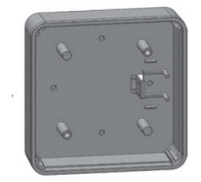 BEA INC  10BOX6SQSM               Pushplate Mounting Box, Square, Surface Mount, 3 and 9 Volt Transmitter Compatibility, 6