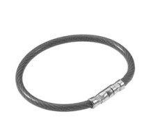 LUCKY LINE PRODUCTS INC  81124               Cable Key Ring, Twist, 5