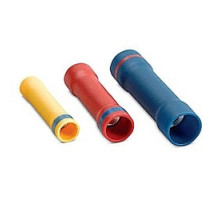 THOMAS & BETTS  TV14-TV18-L               Insulated Vinyl Step-Down Butt Splice for Wire Range 16-14 to 22-16, Blue with Red Color Ring