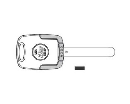 KABA ILCO CORP  EB3-S-HO03 NS A41  IAX00004760              Vehicle Key Blade, S, Nickel Silver, 61 Price Group, For Acura/Honda