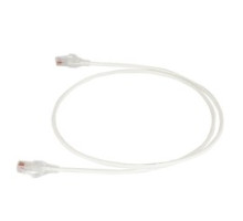 ORTRONICS  RDC615-09               RDC 6 Modular Patch Cord, White, 15’, Reduced Diameter, 28 AWG, Cat6 Channel Four-pair UTP Stranded PVC/CM