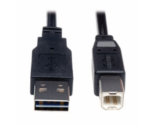TRIPP LITE UR022-006        Universal Reversible USB 2.0 Hi-Speed Cable Reversible A to B M/M , 6-ft.