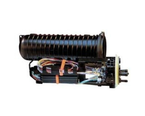 CORNING SCF-8C28-01-F        Splice Closure Fiber SCF , 288 single-fiber splice capacity, 8-in diameter, 28-in dome length, 6 drop ports, 0.4-in tray height stacker