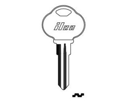 KABA ILCO CORP  1589I NP A04  AL00000022              Vehicle Key Blank, Brass, Nickel Plated, 4 Price Group, For The Club