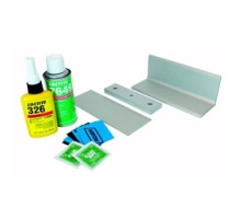 SECURITRON MAGNALOCK CORP  HEB-3G               Magnalock Glass Door Header Extension Bracket, 90 Degree, 3