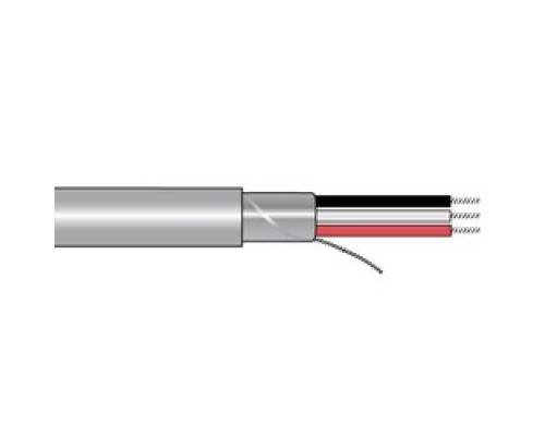 ALPHA WIRE M13232 SL001        Communication and Control Cable, 20AWG, 2 Conductor, 7/28 Stranding, Foil, PVC, 100 FT, Slate