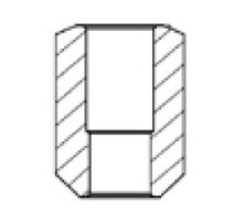 MUL-T-LOCK INC  PCY-PIN-PLG-A               Cylinder Keying Plug Pin, External, #A, Nickel Silver, 100 each per Bag