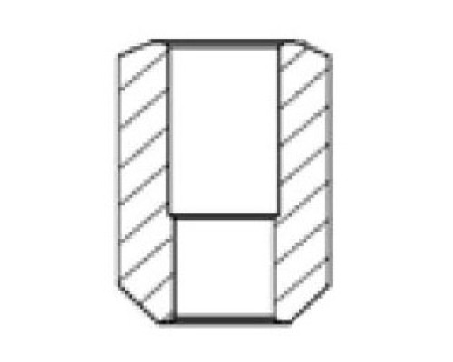 MUL-T-LOCK INC  PCY-PIN-PLG-A               Cylinder Keying Plug Pin, External, #A, Nickel Silver, 100 each per Bag