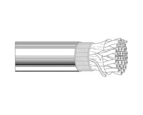 BELDEN  8103 0605000               Multi-Conductor - Low Capacitance Computer Cable for EIA RS-232/422 3-Pair 24 AWG FHDPE SH PVC Chrome