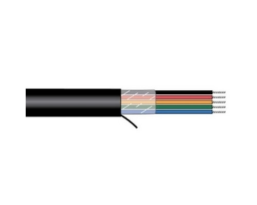 ALPHA WIRE  25070/15 BK199               Xtra-Guard 2 Abrasion Resistant PUR Cable, 18 AWG, 15 Conductor, Unshielded, 300 Volts, Slate
