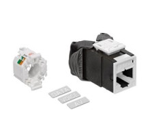 LEVITON  61UJK-RW6               Mod Jack, Atlas-X1, Category 6 UTP Connector, White