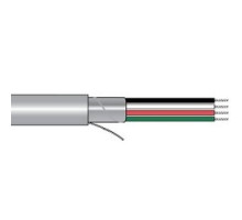 ALPHA WIRE 6300/8 SL001        Communication & Control Cable, 24AWG, 8 Conductor, 7/32 Stranding, Foil, PVC, 1000 FT, Slate