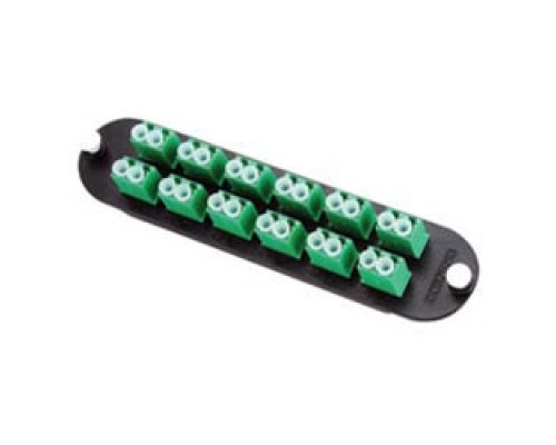 CORNING CCH-CP24-B3        Closet Connector Housing CCH Panel, LC adapters, Duplex, APC, 24 fiber, Single-mode OS2