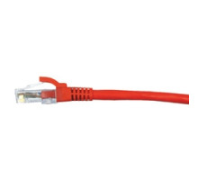 COMPULINK  M88DE20FC603B               Patch Cord Modular 24 AWG 4-Pair stranded Category 6 568A/B 20ft Red with boots