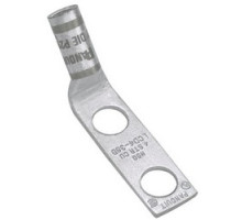 PANDUIT  LCD6-14A-D               Copper Compression Lug, 2 Hole, #6 AWG