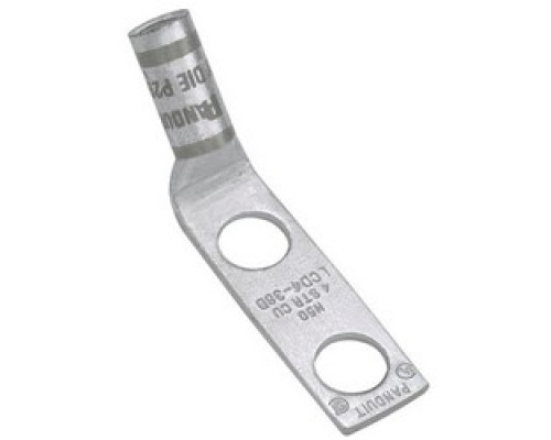 PANDUIT  LCD6-14A-D               Copper Compression Lug, 2 Hole, #6 AWG