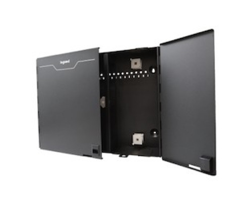 ORTRONICS  WQS-04P               Q-Series, 4 Panel, Standard Density, Wall Mount Fiber Enclosure, Black