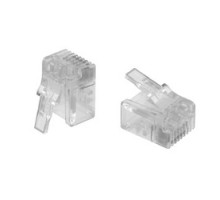COMMSCOPE SYSTIMAX SOLUTIONS  6-641335-3  MP-64U-F-1              RJ11 Modular Plug, Unshielded, Oval, MP-64U-F-1, 100/PK