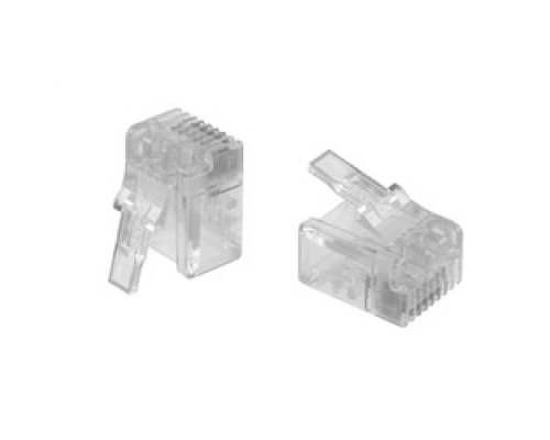 COMMSCOPE SYSTIMAX SOLUTIONS  6-641337-3  MP-66U-F-1              MOD PLUG 6POS 6CON FOR ROUND/OVAL SOLID 24/26AWG