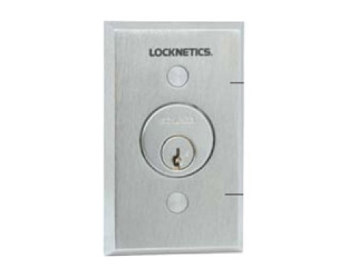 SCHLAGE ALLEGION BRAND  653-14 L2 NS 630        Single Direction Keyswitch, DPDT, Maintained, 5 Ampere at 30 Volt DC, With Dual Voltage Red/Green LED, 1-3/4