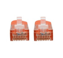 TRIPP LITE N200-100-OR        Premium Cat5/5e/6 Gigabit Molded Patch Cable, 24 AWG, 550 MHz/1 Gbps RJ45 M/M , Orange, 100 ft.
