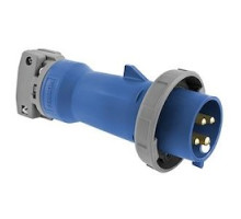 HUBBELL-KELLEMS DIV  HBL460P9W               PIN & SLEEVE IEC PLUG 3P4W 60A250V IP67 WATERTIGHT