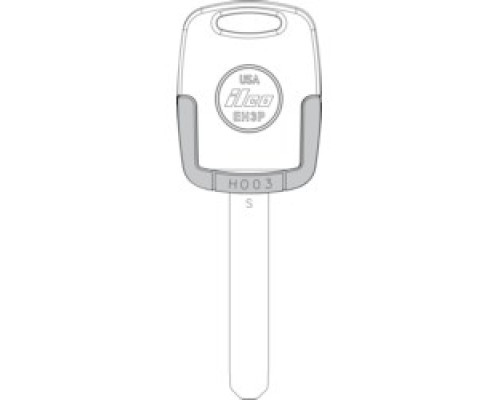 KABA ILCO CORP  EK3P-HO03 NS A92 KIT  AX00004850              Vehicle Key Kit, S, High Security, Electronic Key, Cloning Tool, Special Key Machine, Brass, Nickel Plated, 62 Price Group, For Acura, Honda Automobile