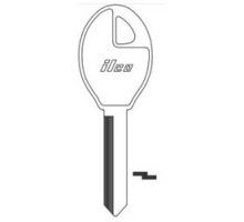 KABA ILCO CORP  DA32 NP A06  AF01502002              Vehicle Key Blank, Brass, Nickel Plated, 6 Price Group, For Nissan