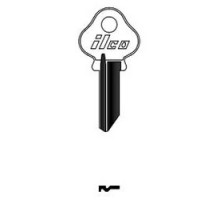 KABA ILCO CORP  1064 NP A04  AL3019400B              Cabinet Lock Key Blank, Brass, Nickel Plated, 4 Price Group, For NCL/National