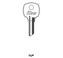 KABA ILCO CORP  1069N NP A02  AL2817602B              Cylinder Lock Key Blank, Brass, Nickel Plated, 2 Price Group, For National Cabinet Lock