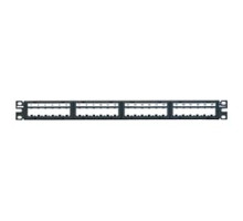 PANDUIT  CPPL24M6BLY               24-Port Patch Panel Supplied With Four Factory Installed CFPLM6BL Snap-In Faceplates