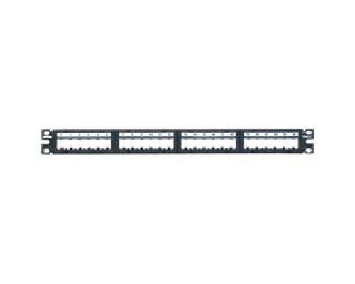 PANDUIT  CPPL24M6BLY               24-Port Patch Panel Supplied With Four Factory Installed CFPLM6BL Snap-In Faceplates