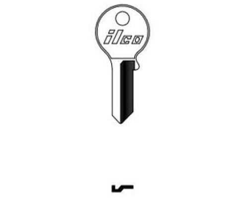 KABA ILCO CORP  VR91B NP A06  AL2755200B              Cylinder Lock Key Blank, Brass, Nickel Plated, 6 Price Group, For Viro