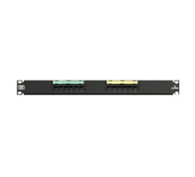 LEVITON  5G596-U12               GigaMax 5e Universal Patch Panel, 12-Port, 1RU, Category 5e.