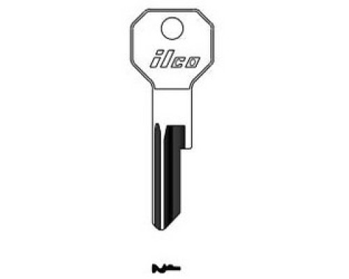 KABA ILCO CORP  62HE NP A14  X28              Vehicle Key Blank, Brass, Nickel Plated, 14 Price Group, For Rolls Royce