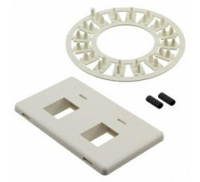 COMMSCOPE ENTERPRISE SOLUTIONS  558106-2  558106-2              2-Port Flush Mount Unloaded Flexmode Mod Furniture Almond