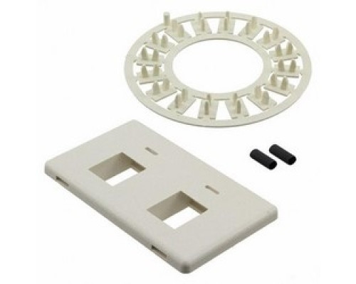 COMMSCOPE ENTERPRISE SOLUTIONS  558106-2  558106-2              2-Port Flush Mount Unloaded Flexmode Mod Furniture Almond