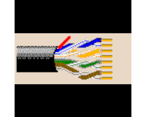 BELDEN  7923A 0102000               Cat 5e, 4 Pairs, 24 AWG, Bonded-Pair, Solid, Bare Copper, Polyolefin Insulation, PVC Jacket