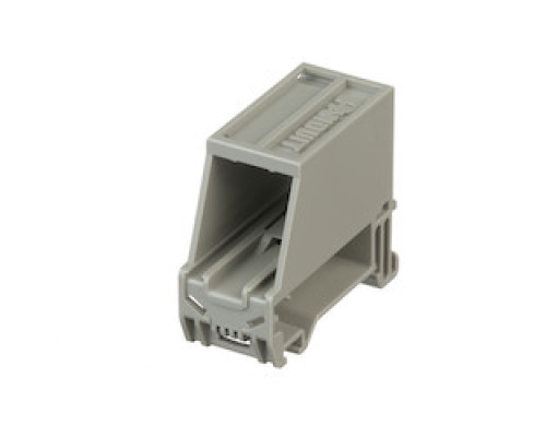 PANDUIT  CADIN1IG               Mini-Com 1-port DIN Rail Mount Adapter Gray