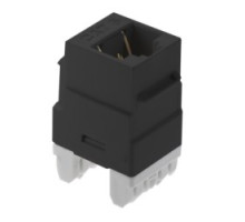 ON-Q/LEGRAND  WP3460BK               Keystone Insert, Cat 6, RJ45, 1-Port, 4-Pair, 24 to 22 AWG Wire, T568A/B Wiring, 1.28