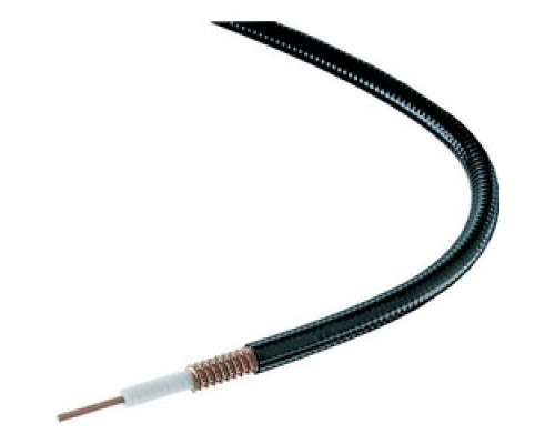 ANDREW  FSJ2-50               FSJ2-50, HELIAX Superflexible Foam Coaxial Cable, Corrugated Copper, 3/8 In, Black PE Jacket