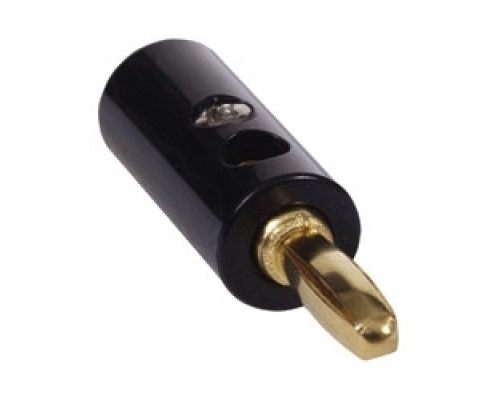 HUBBELL PREMISE WIRING  SPBK100               INFINe Connector, Audio/Video Connector,Speaker Post, Screw Terminal, 3/8in, Black