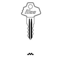 KABA ILCO CORP  775 NP A05               Key Blank, Steel, Brass, Nickel Plated, 5 Price Group, For Fort