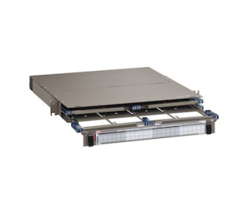 LEVITON 5R1UD-S08        OPT-X HDX 1RU FIBER ENCLOSURE EMPTY WITH SLIDING TRAYS  MAX 96F LC