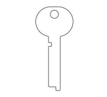 KABA ILCO CORP  MN3 NS A53               Safe Deposit Key Blank, 0.315