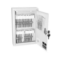HPC INC  H-KEKAB-30               Key Cabinet, 30 Key, 5 Wafer Cam Lock, White Plastic Single-Tag, 8