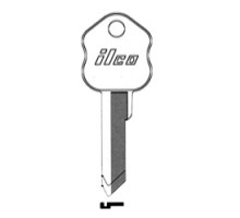 KABA ILCO CORP  SY6-NS NS A53               Safe Deposit Key Blank, 6-Pin, Natural Nickel Silver, 12 Price Group, For Security/Kumahira